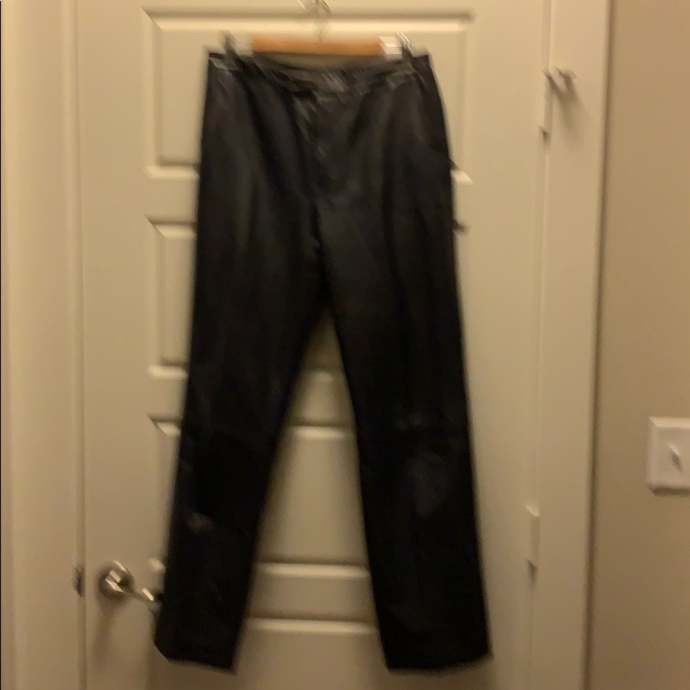 Beautiful supple leather pants, below waistline